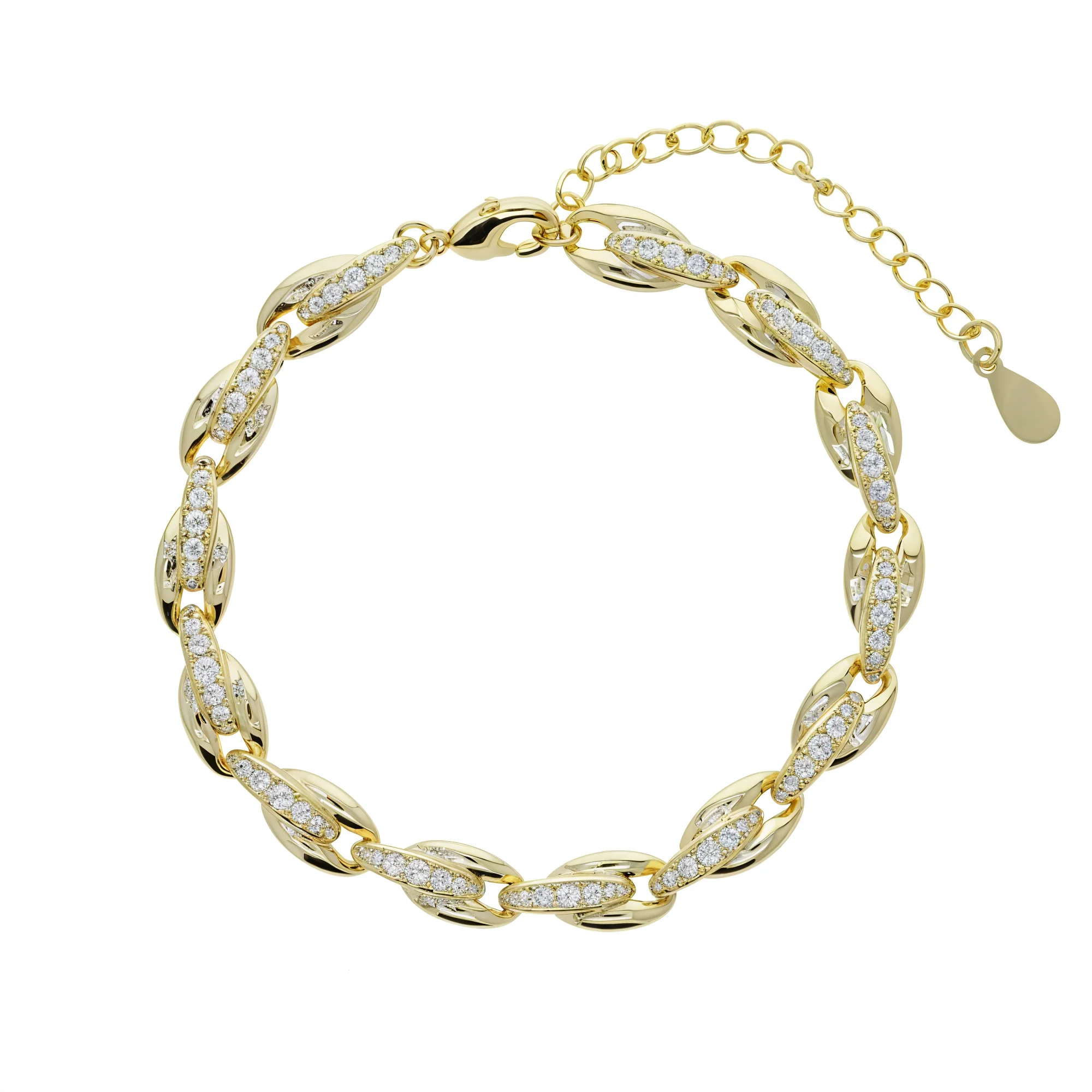 Linked Zircon Bracelet - Velvet Desert Jewelry