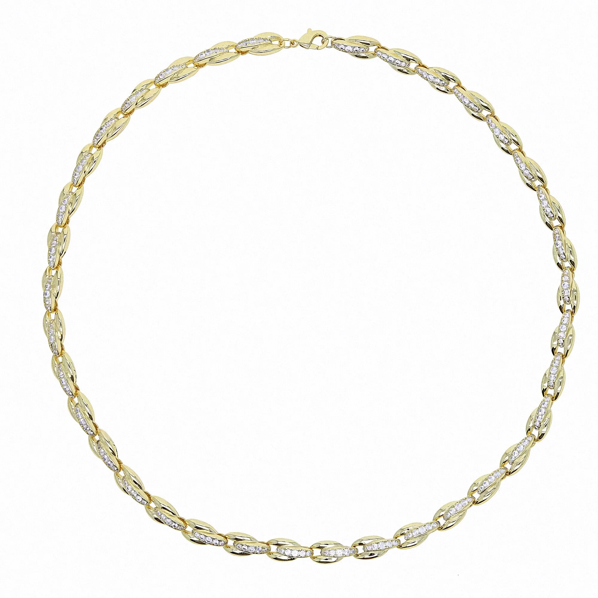 Linked Zircon Necklace - Velvet Desert Jewelry